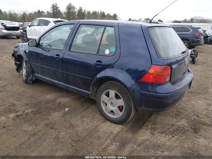 2002 Volkswagen Golf Gls 2.0L