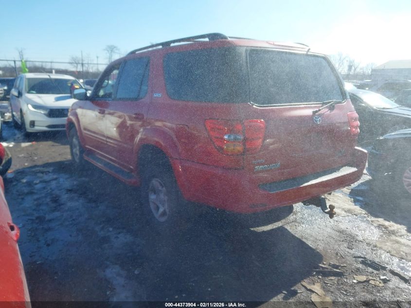 2001 Toyota Sequoia Sr5 V8