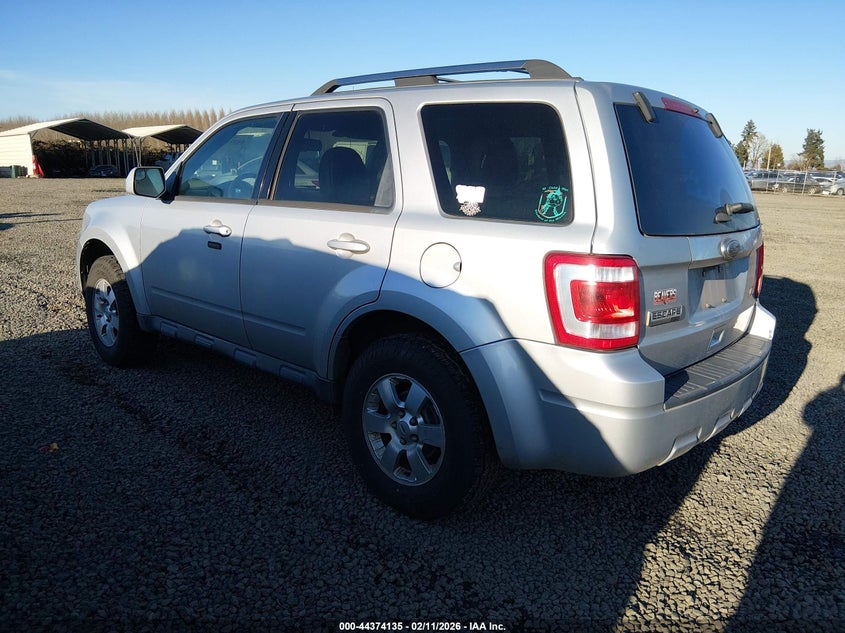 Vin: 1fmcu9eg1cka08852, lot: 44870622, ford escape limited 20123