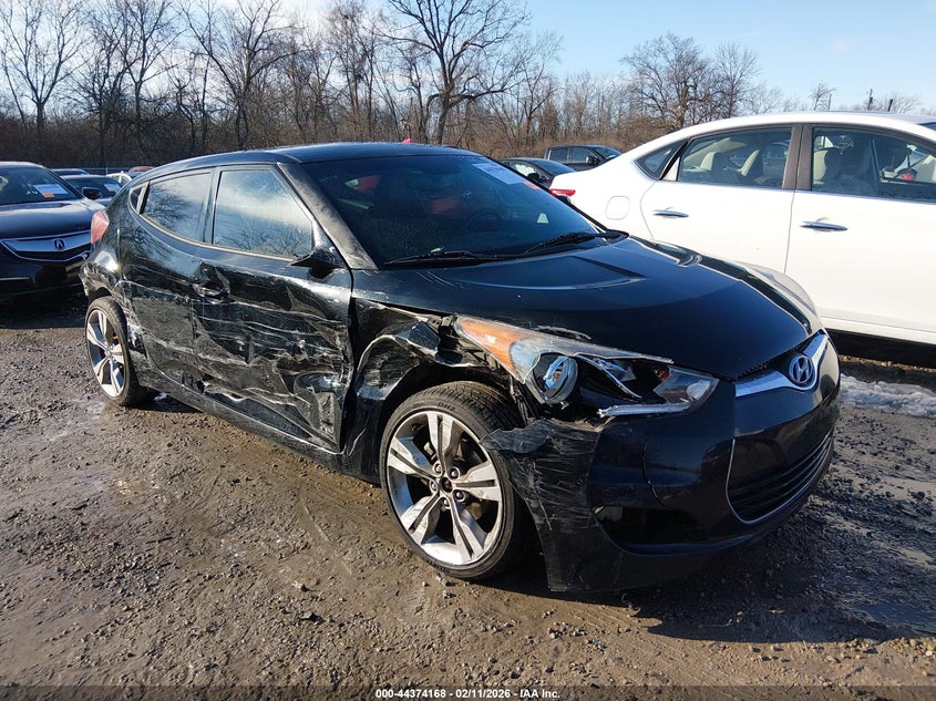 2012 Hyundai Veloster Base W/Red/Black