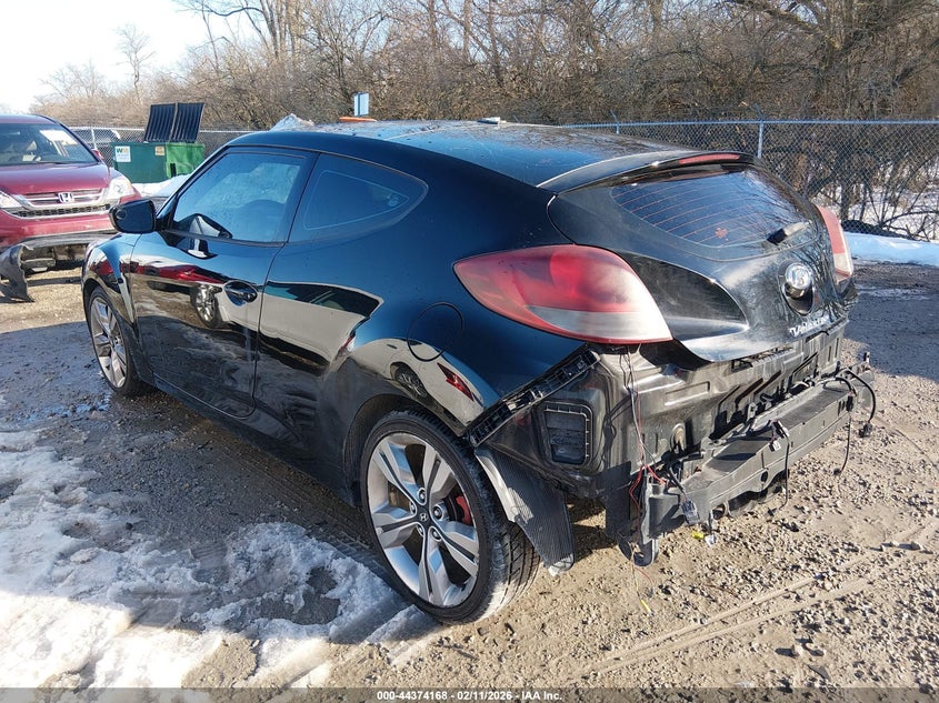 2012 Hyundai Veloster Base W/Red/Black
