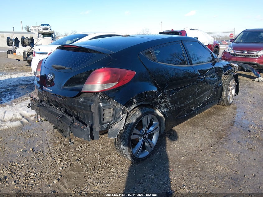2012 Hyundai Veloster Base W/Red/Black