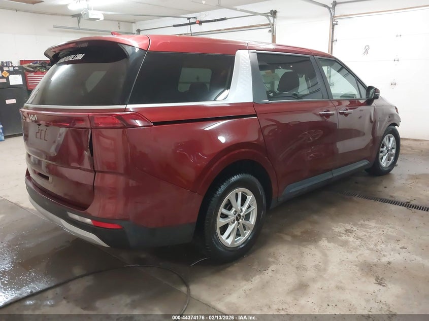 Vin: kndnb4h38p6212612, lot: 44870663, kia carnival mpv lx seat package 20234