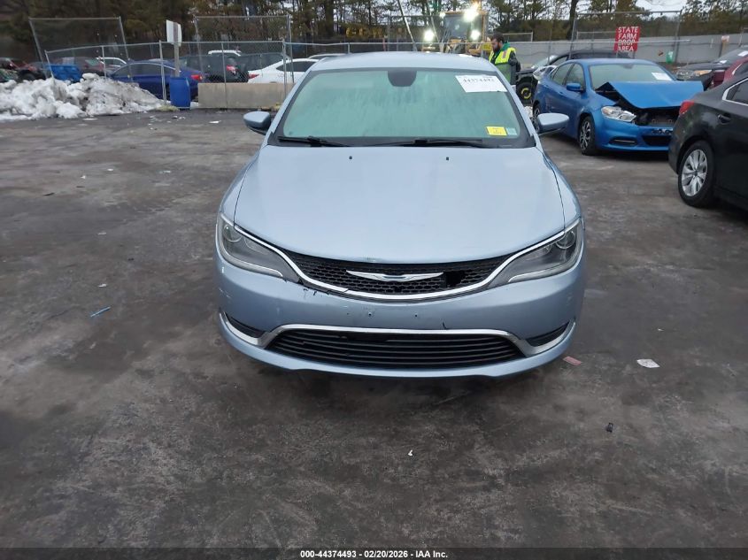 2015 Chrysler 200 Limited VIN: 1C3CCCABXFN658429 Lot: 44374493