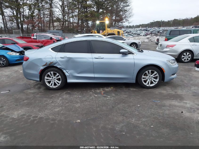 2015 Chrysler 200 Limited VIN: 1C3CCCABXFN658429 Lot: 44374493