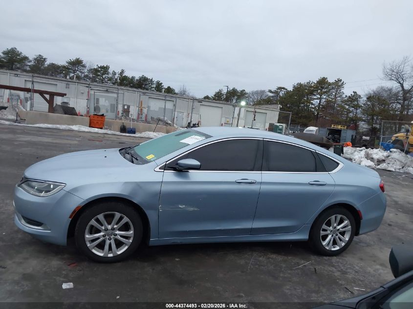 2015 Chrysler 200 Limited VIN: 1C3CCCABXFN658429 Lot: 44374493