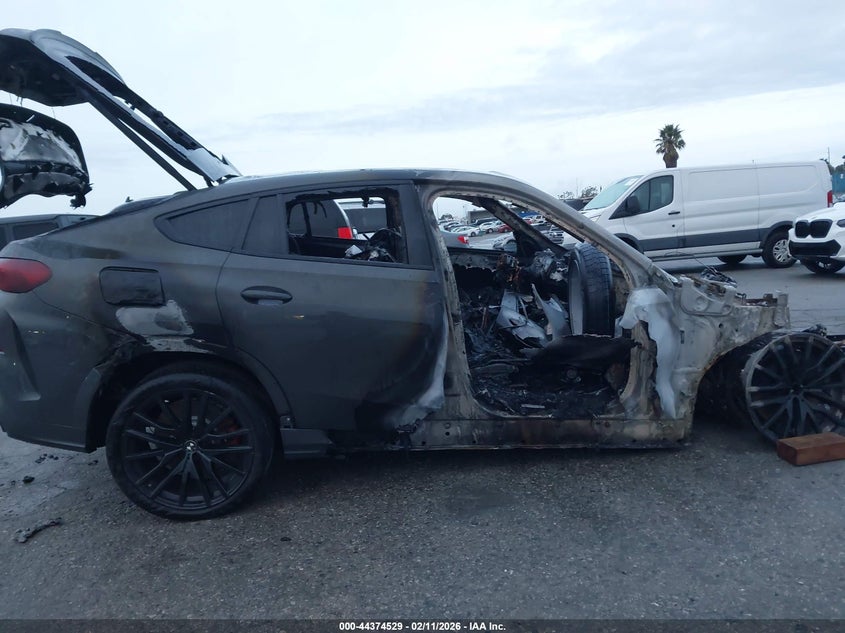 2021 BMW X6 M50I VIN: 5UXCY8C02M9H45576 Lot: 44374529