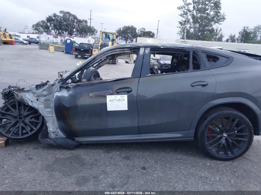 2021 BMW X6 M50I VIN: 5UXCY8C02M9H45576 Lot: 44374529