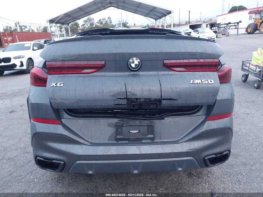 2021 BMW X6 M50I VIN: 5UXCY8C02M9H45576 Lot: 44374529