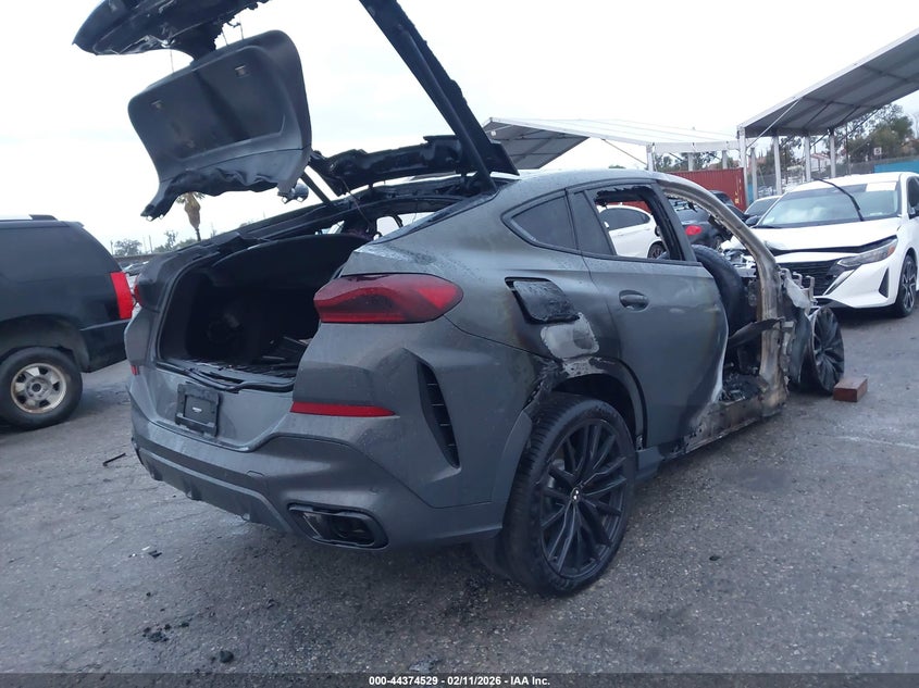 Vin: 5uxcy8c02m9h45576, lot: 44871016, bmw x6 m50i 20214