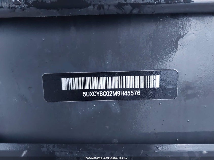 2021 BMW X6 M50I VIN: 5UXCY8C02M9H45576 Lot: 44374529