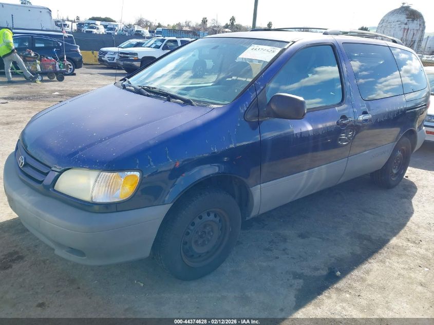 2001 Toyota Sienna Le