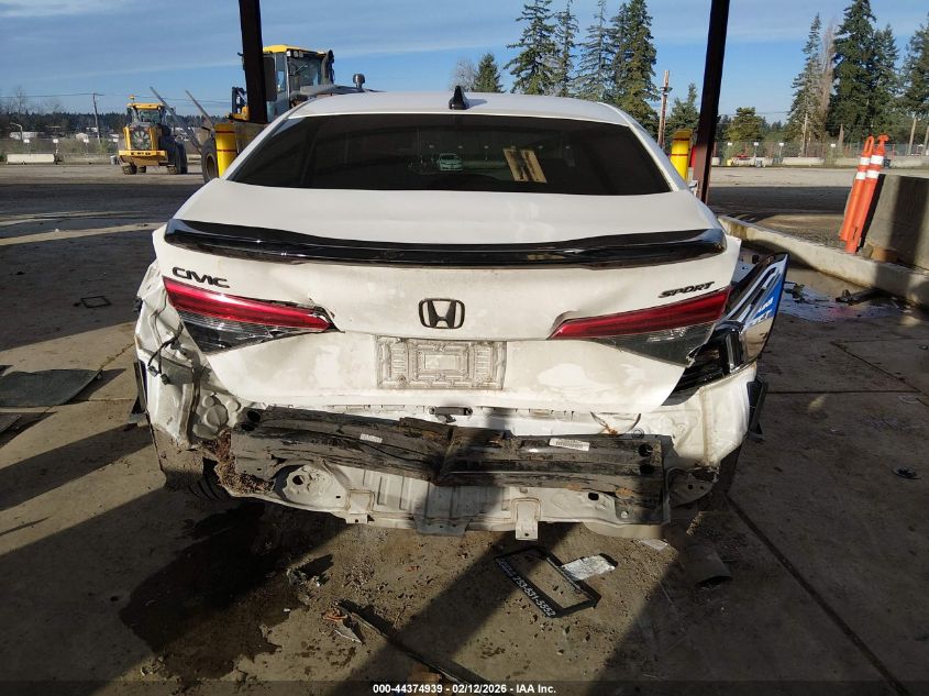 2022 Honda Civic Sport VIN: 2HGFE2F51NH514731 Lot: 44374939