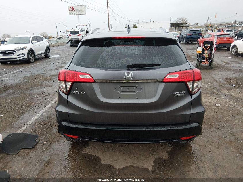 2019 Honda Hr-V Sport VIN: 3CZRU6H13KG728738 Lot: 44375192