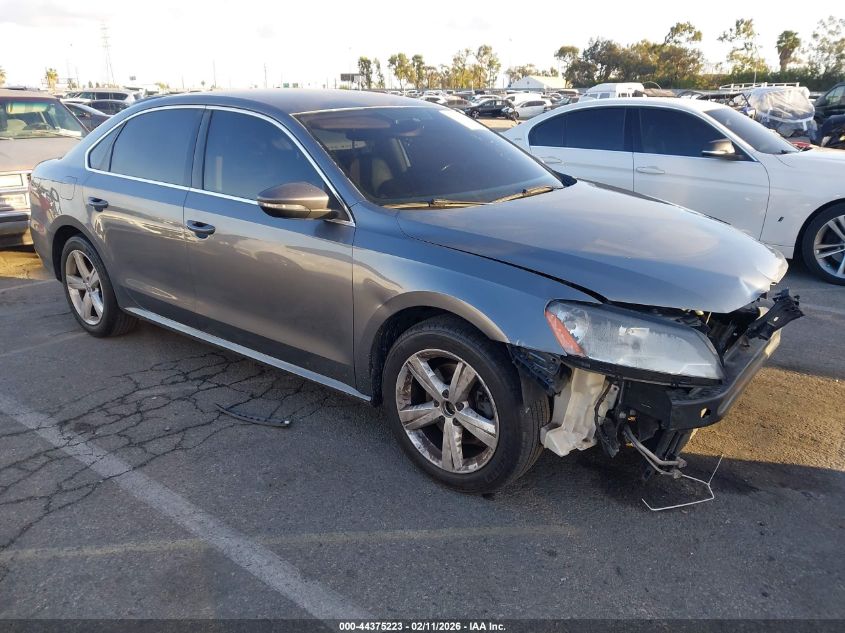 2012 Volkswagen Passat 2.5L Se