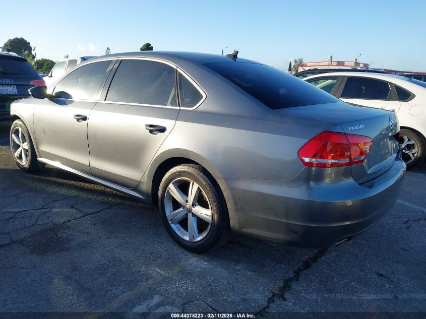 2012 Volkswagen Passat 2.5L Se