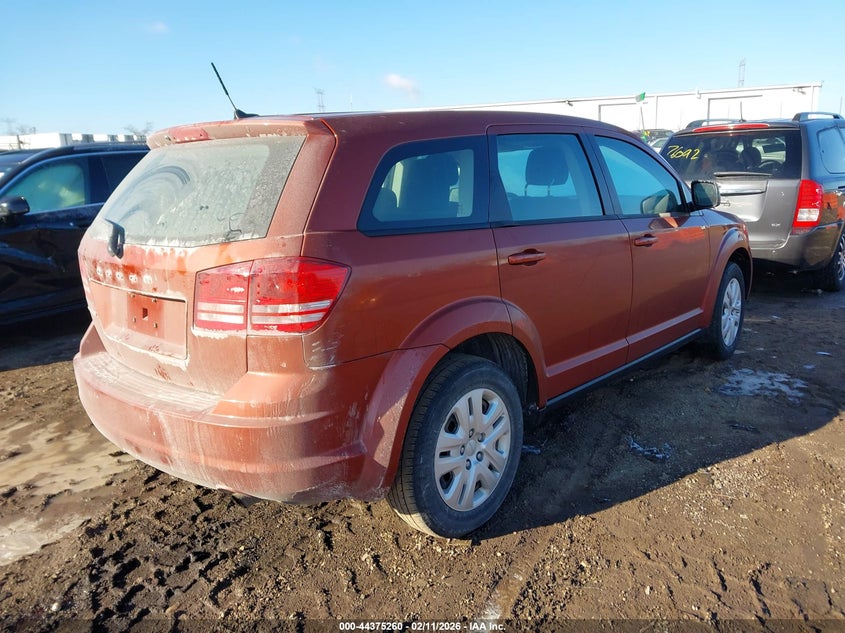 Vin: 3c4pdcab6et301693, lot: 44871747, dodge journey american value pkg 20144
