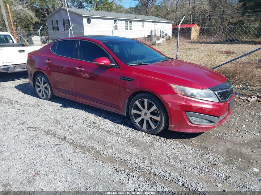 2012 Kia Optima 2.0 Sx red Lot 111044375538 Vin 5XXGR4A63CG083246