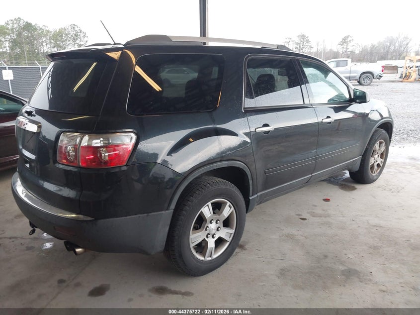 2012 Gmc Acadia 3.6 Sl black Lot 111044375722 Vin 1GKKRNED0CJ421601