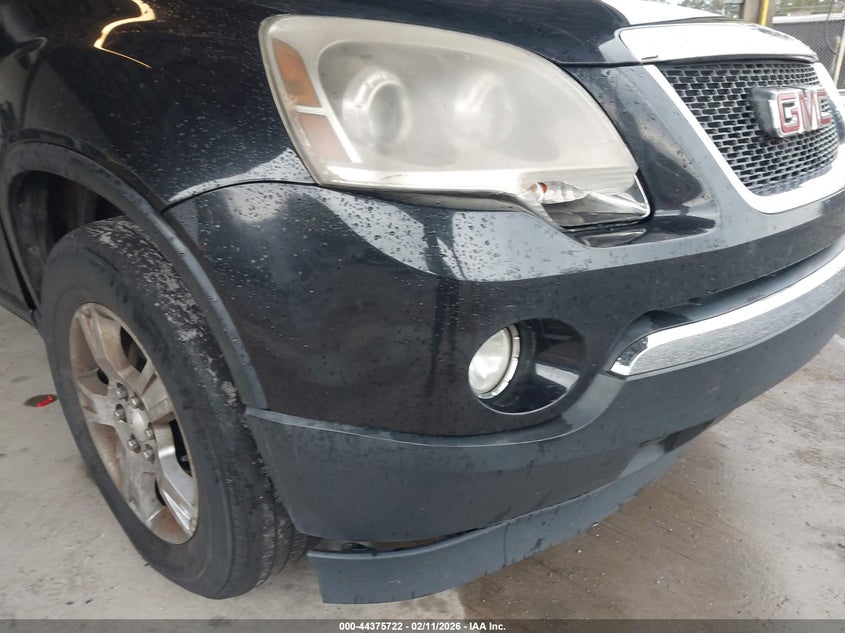 2012 Gmc Acadia 3.6 Sl black Lot 111044375722 Vin 1GKKRNED0CJ421601