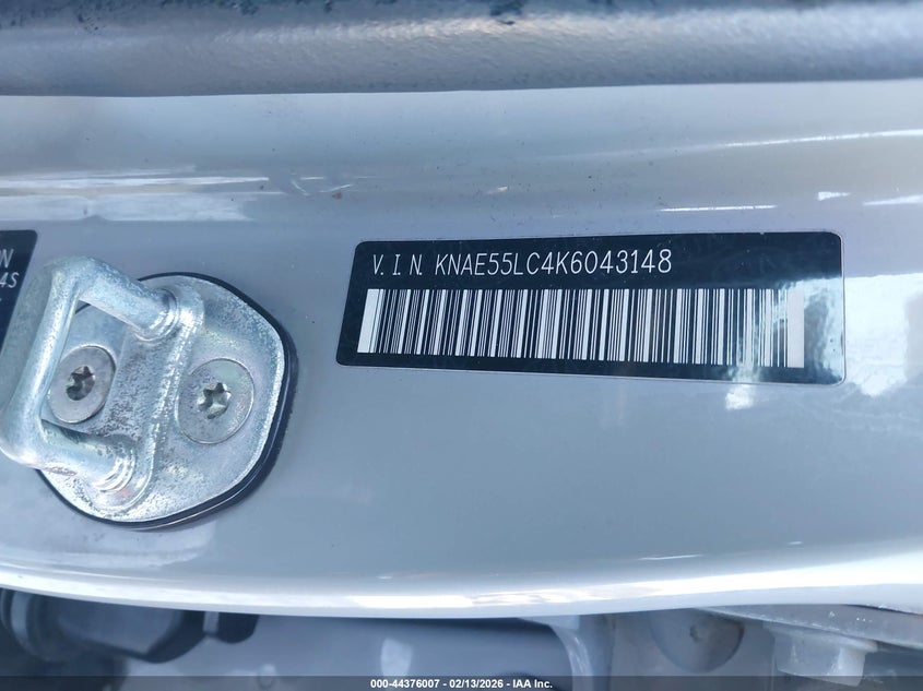 2019 Kia Stinger Gt2 VIN: KNAE55LC4K6043148 Lot: 44376007