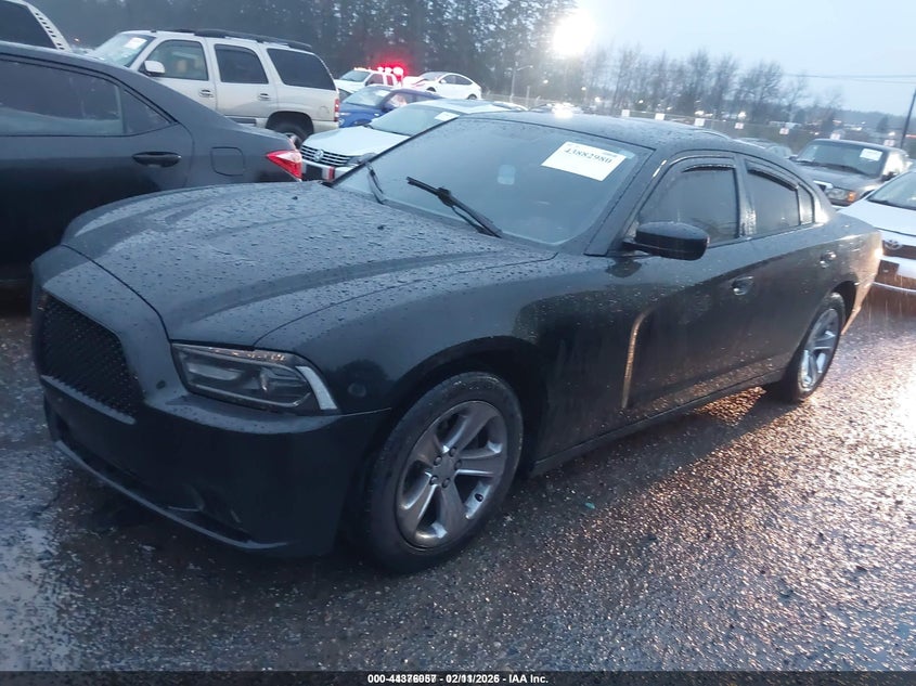 2C3CDXHG3CH131925 2012 Dodge Charger 3.6 Sxt black