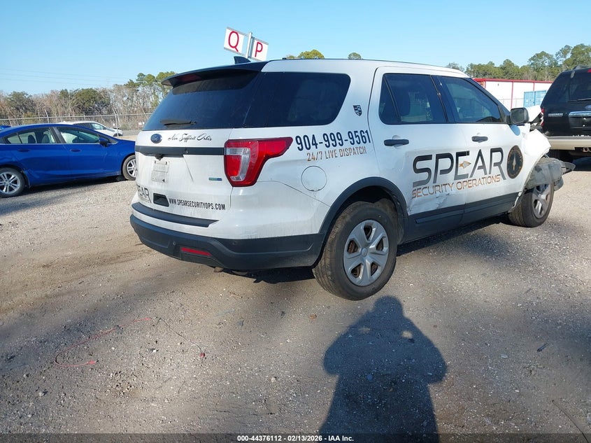 2018 FORD POLICE INTERCEPTOR UTILITY auction photo 4