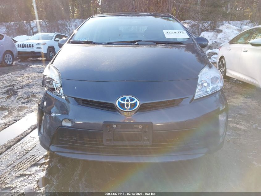 2013 Toyota Prius Four VIN: JTDKN3DU2D1625914 Lot: 44376118