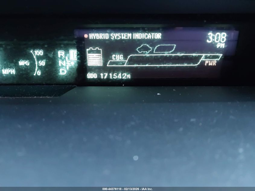 2013 Toyota Prius Four VIN: JTDKN3DU2D1625914 Lot: 44376118