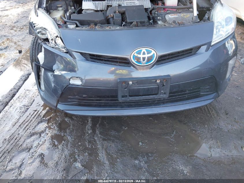 2013 Toyota Prius Four VIN: JTDKN3DU2D1625914 Lot: 44376118