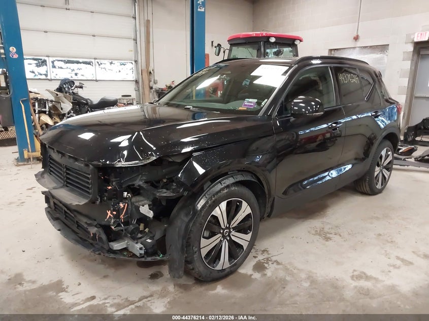 Vin: yv4ed3ul2p2963901, lot: 44872724, volvo xc40 recharge pure electric twin plus 20232