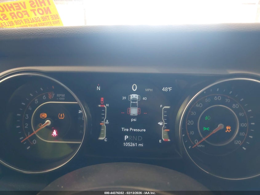2021 JEEP GLADIATOR 3.6L V-6 DOHC, VVT, (VIN: 1C6HJTAG6ML511544