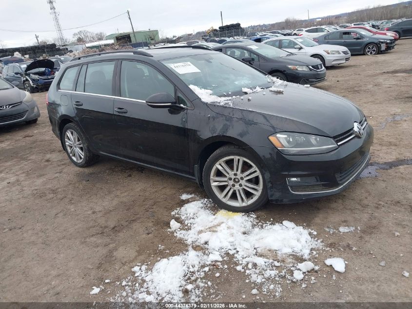 2015 Volkswagen Golf Sportwagen Tdi Se 4-Door