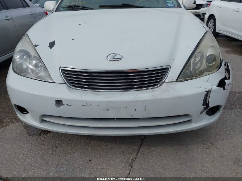 2005 Lexus Es 330 VIN: JTHBA30G355117021 Lot: 44377125