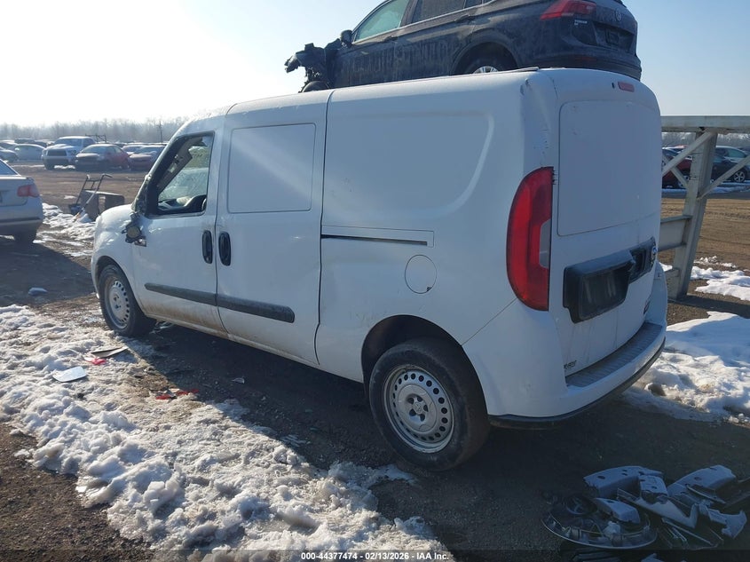 Vin: zfbhrfab5n6w67505, lot: 44873984, ram promaster city cargo van 20223