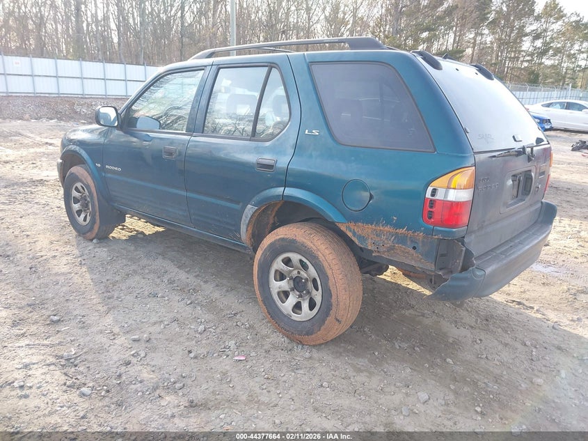 1999 Isuzu Rodeo Ls/Lse/S 3.2L