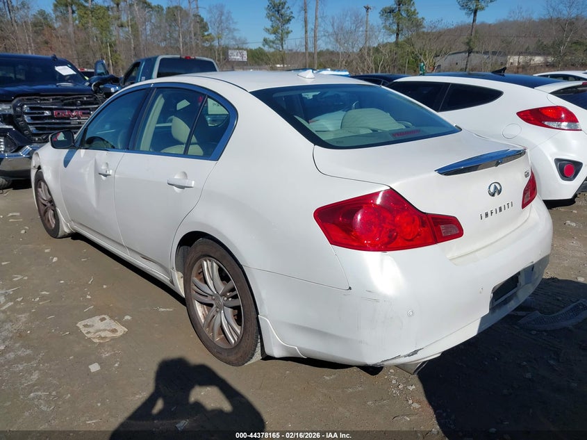 2012 Infiniti G37 Journey