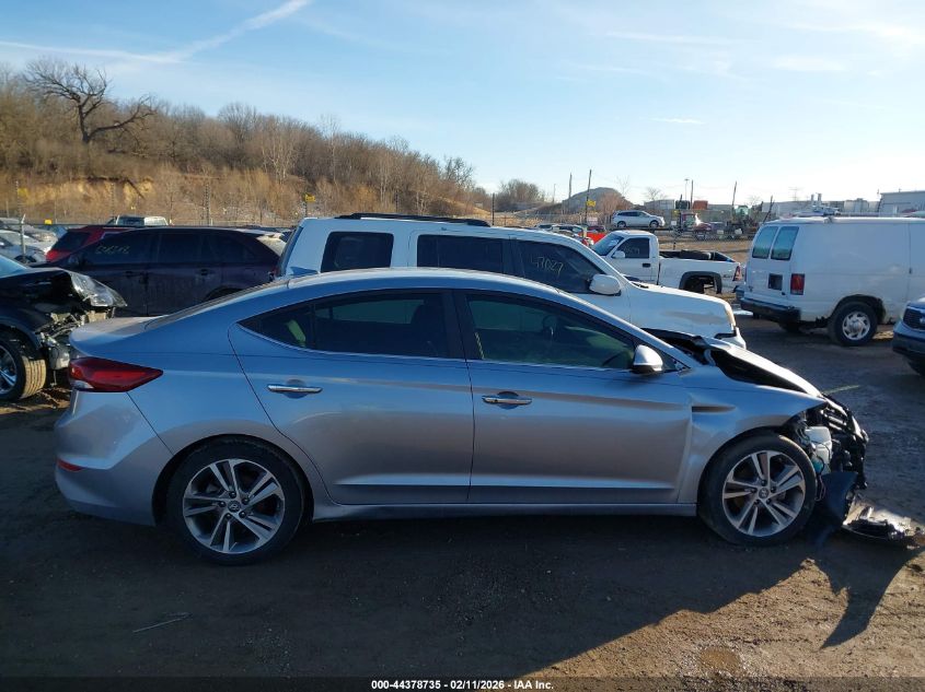 2017 Hyundai Elantra Limited VIN: 5NPD84LF8HH040052 Lot: 44378735