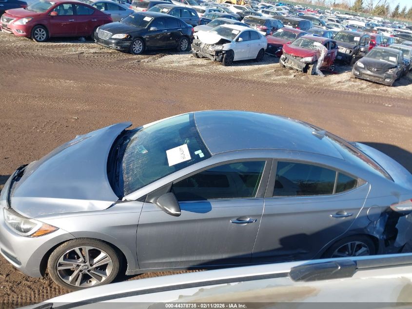 2017 Hyundai Elantra Limited VIN: 5NPD84LF8HH040052 Lot: 44378735