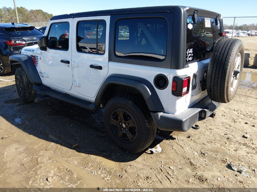 2018 Jeep Wrangler Unlimited Sport S 4X4