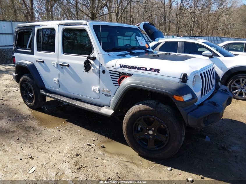 2018 Jeep Wrangler Unlimited Sport S 4X4