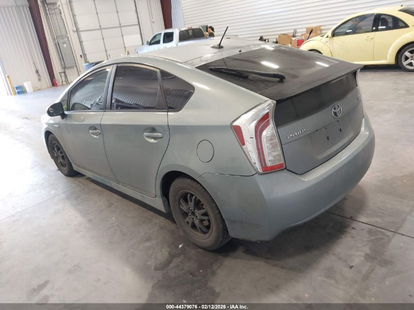 2012 Toyota Prius Three