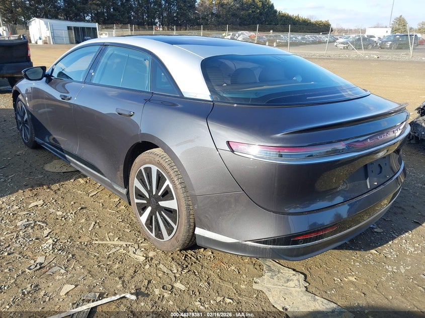 Vin: 50ea1tea2pa003549, lot: 44875892, lucid air touring 20233