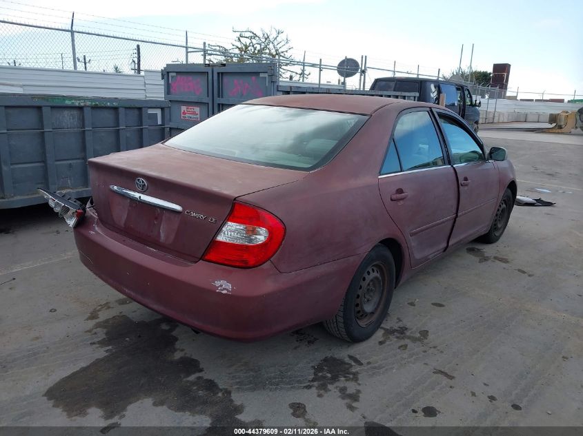 2002 Toyota Camry Le