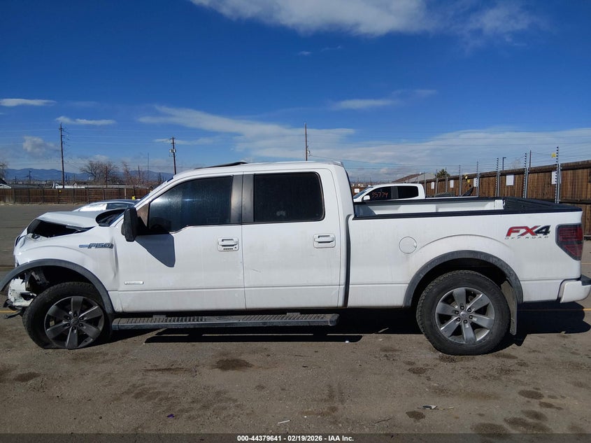 2012 Ford F-150 3.5 Fx4 white Lot 111044379641 Vin 1FTFW1ET6CFC64505