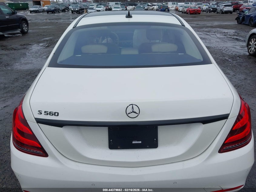 2018 Mercedes-Benz S 560 VIN: WDDUG8DB2JA404782 Lot: 44379662