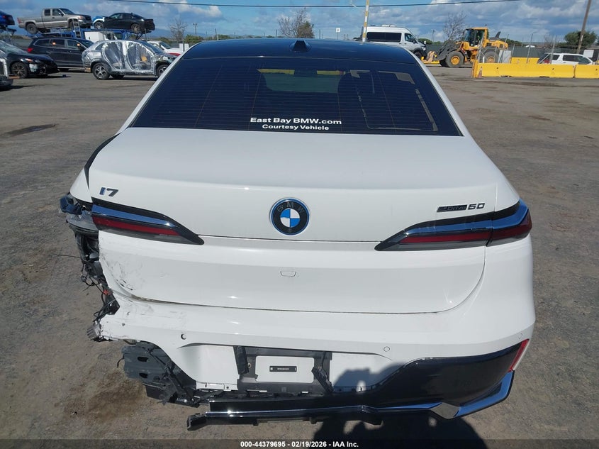 2025 BMW I7 Edrive50 VIN: WBY43EJ04SCU24270 Lot: 44379695