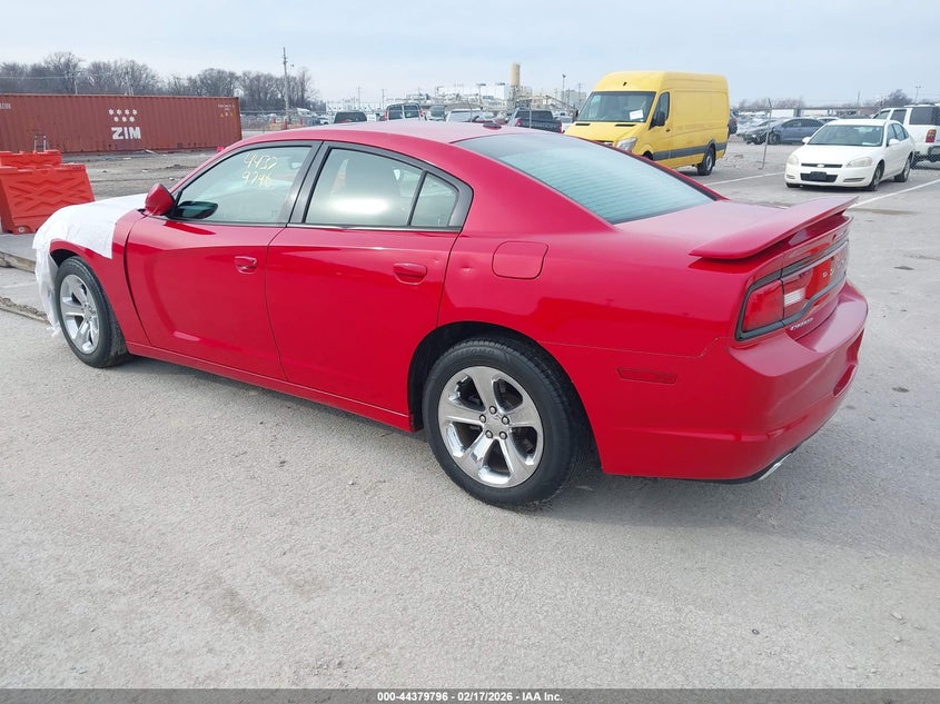 Vin: 2c3cdxhg9ch230832, lot: 44876306, dodge charger sxt 20123