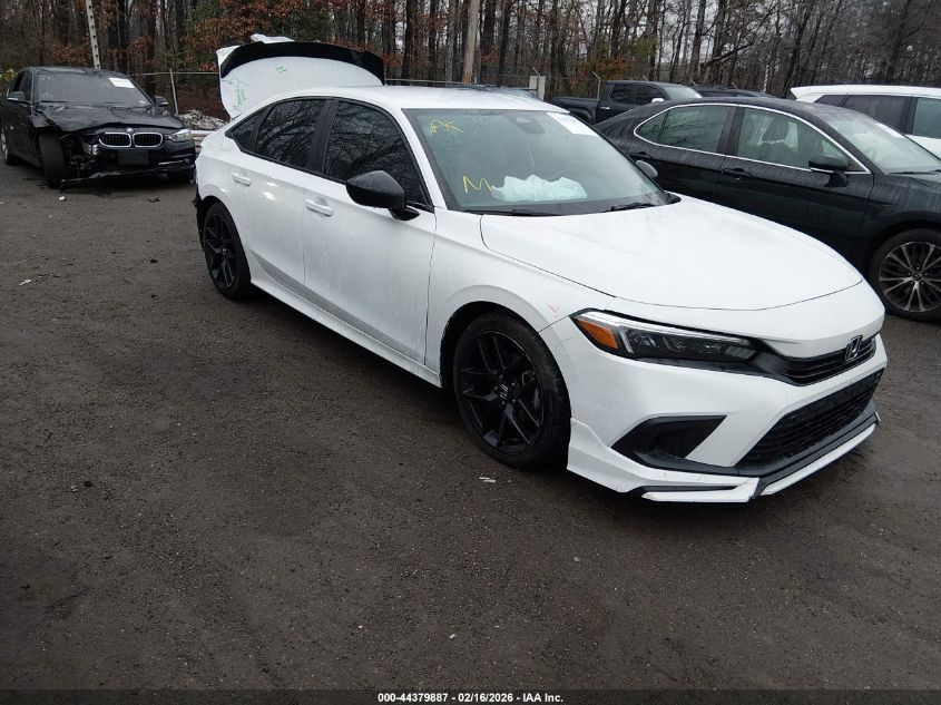 2022 Honda Civic Sport VIN: 2HGFE2F51NH502367 Lot: 44379887