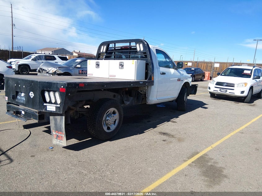 2012 Ram 2500 5.7 Ram St white Lot 111044379931 Vin 3C6LD5AT1CG192043